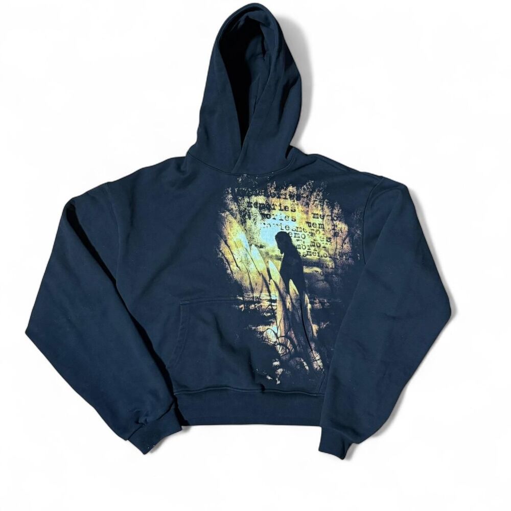 Reinvigorate us Memories Black Hoodie Size L